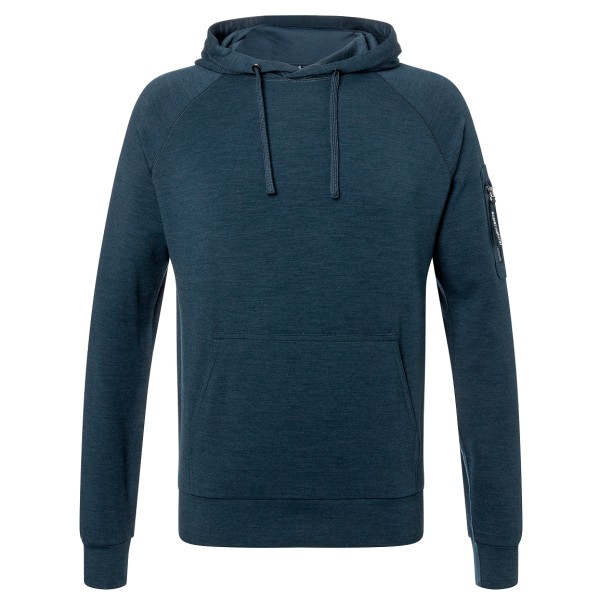 super.natural - Favourite Pocket Hoodie - Merinohoodie Gr 46 - S;48/50 - M;52 - L;54 - XL;56 - XXL beige;blau von super.natural