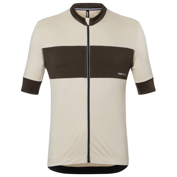 super.natural - Gravier Jersey - Velotrikot Gr M beige von super.natural