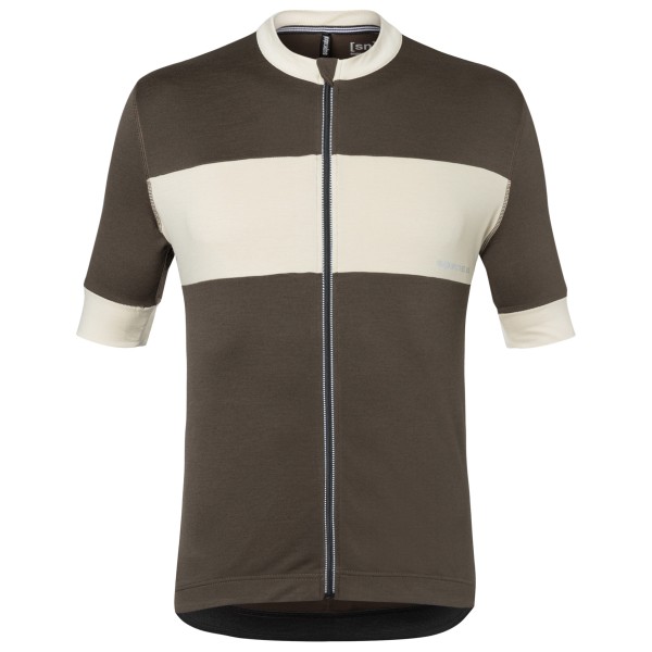 super.natural - Gravier Jersey - Velotrikot Gr M braun von super.natural