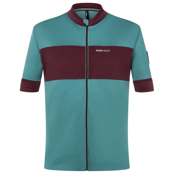 super.natural - Gravier Jersey - Velotrikot Gr M türkis von super.natural