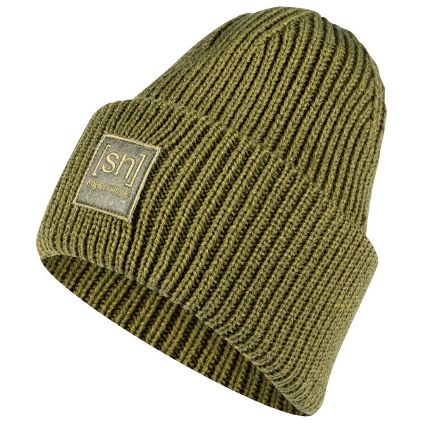 super.natural - Krissini Beanie - Mütze Gr One Size oliv von super.natural