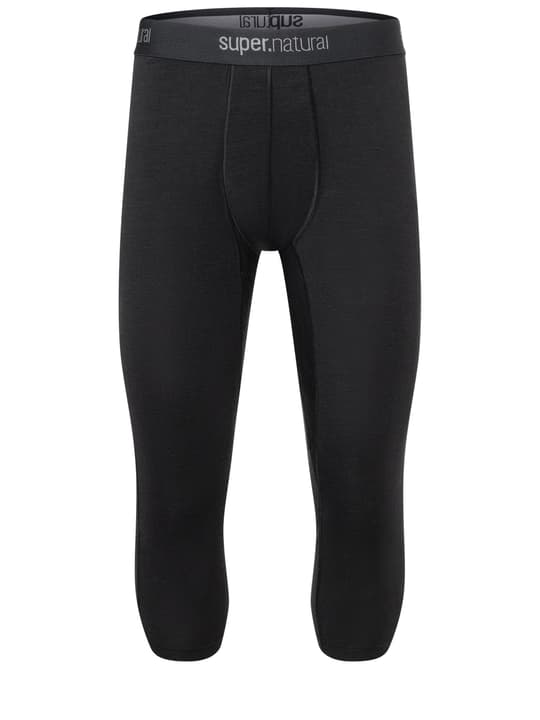 super.natural M Arctic230 Tight 3/4 Thermohose schwarz von super.natural