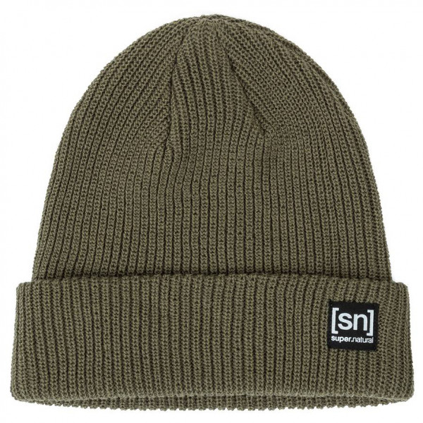 super.natural - Merino Basic Beanie - Mütze Gr One Size blau;blau/schwarz;braun;grau;oliv;rot;schwarz von super.natural