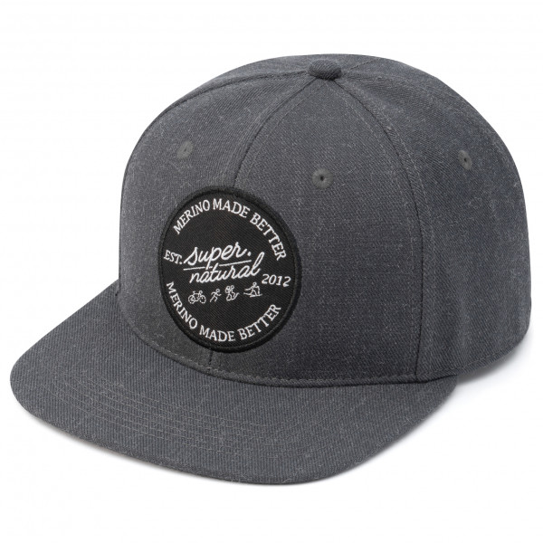 super.natural - Signature Cap - Cap Gr One Size grau;schwarz von super.natural