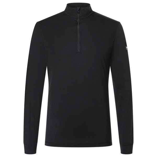 super.natural - Tundra 175 Quarter Zip - Longsleeve Gr L schwarz von super.natural