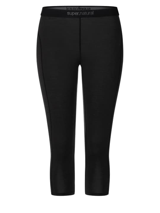 super.natural W Arctic230 Tight 3/4 Thermohose schwarz von super.natural