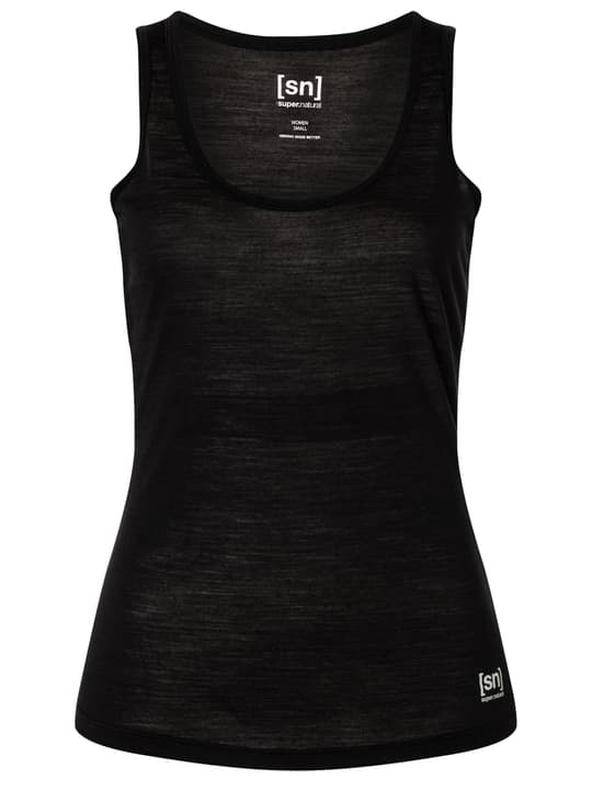 super.natural W Sierra140 Tank Thermoshirt schwarz von super.natural