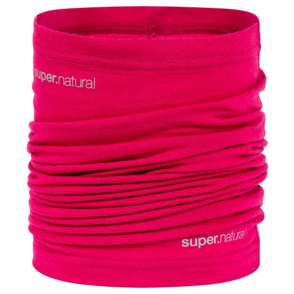 super.natural - Wanderlust Neckwarmer - Schlauchschal Gr One Size rosa/rot von super.natural