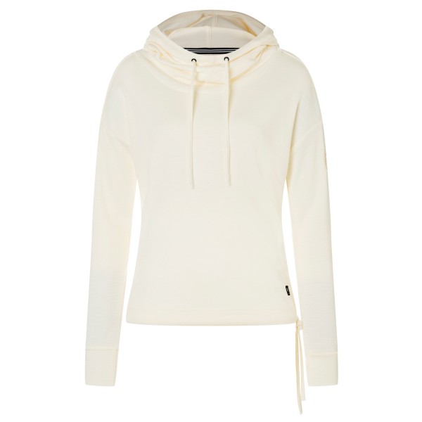 super.natural - Women's Funnel Bio Hoodie - Merinohoodie Gr 36 - S weiß von super.natural