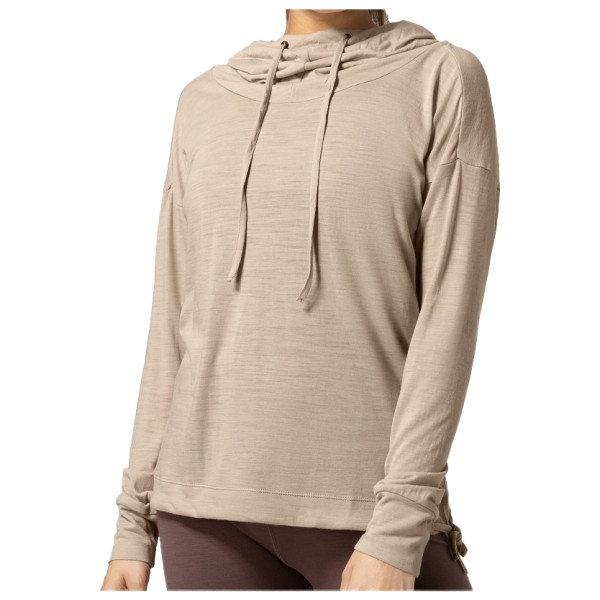 super.natural - Women's Funnel Hoodie - Hoodie Gr L beige von super.natural