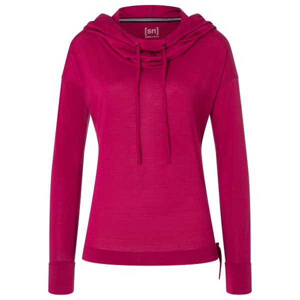 super.natural - Women's Funnel Hoodie - Hoodie Gr M rosa von super.natural