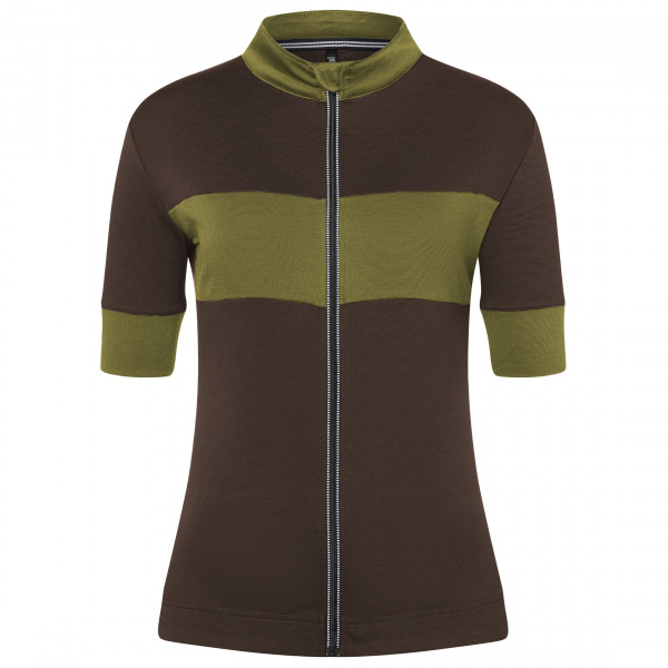 super.natural - Women's Grava Jersey - Velotrikot Gr L braun von super.natural