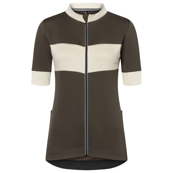 super.natural - Women's Grava Jersey - Velotrikot Gr L braun von super.natural