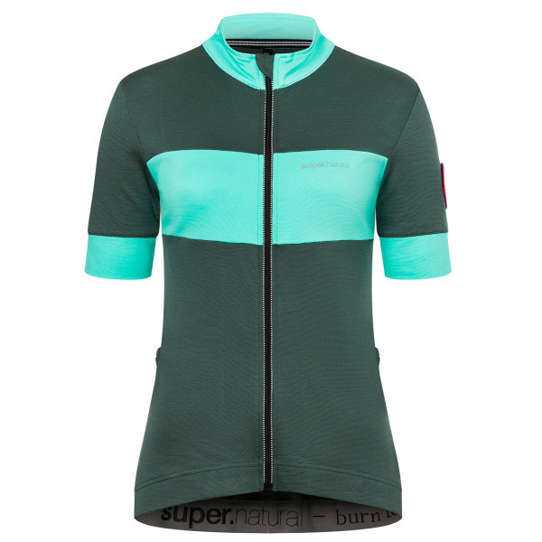 super.natural - Women's Grava Jersey - Velotrikot Gr L bunt von super.natural