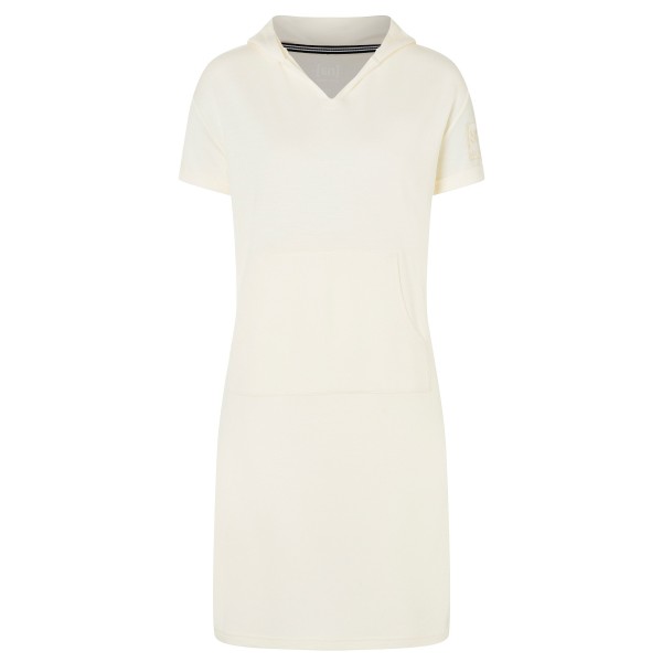 super.natural - Women's Hooded Bio Dress - Kleid Gr M weiß von super.natural