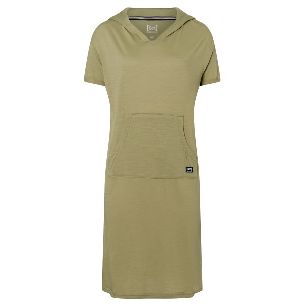 super.natural - Women's Hooded Dress - Kleid Gr XS oliv von super.natural