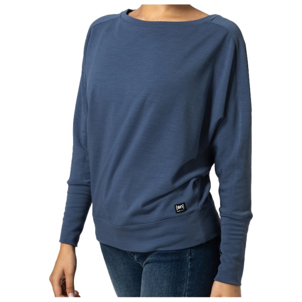 super.natural - Women's Kula Sweater - Longsleeve Gr L blau von super.natural