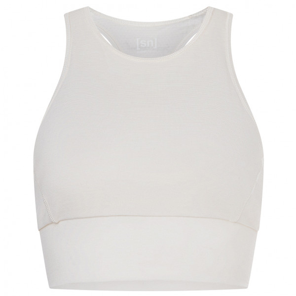 super.natural - Women's Liquid Flow Top - Sport-BH Gr XS grau/weiß von super.natural