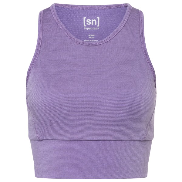 super.natural - Women's Liquid Flow Top - Sport-BH Gr 36 - S lila von super.natural