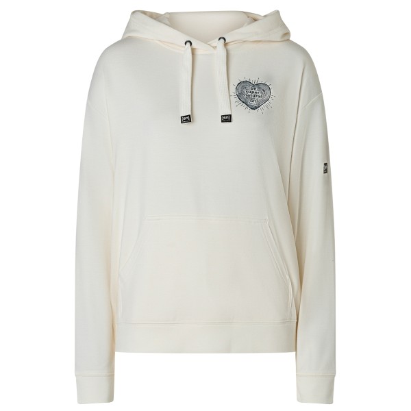 super.natural - Women's Little Heartwood Hoodie - Merinoshirt Gr 36 - S grau von super.natural