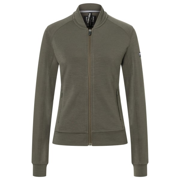 super.natural - Women's Motion Jacket - Freizeitjacke Gr L oliv/braun von super.natural