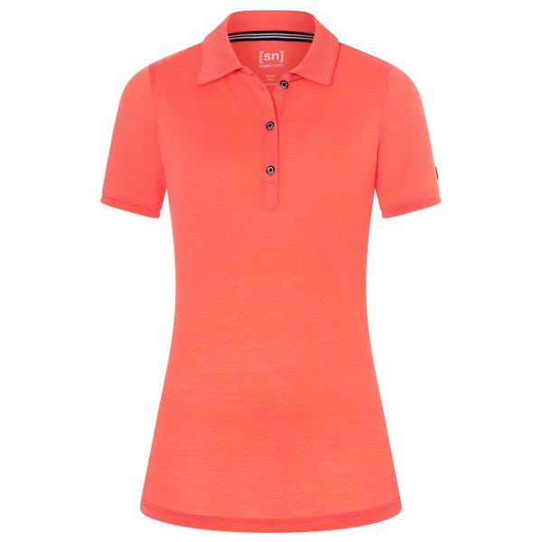super.natural - Women's Sporty Polo - Polo-Shirt Gr S rot super.natural - Women's Sporty Polo - Polo-Shirt Gr S rot von super.natural