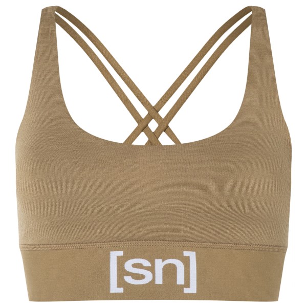 super.natural - Women's Super Top - Sport-BH Gr 34 - XS beige von super.natural