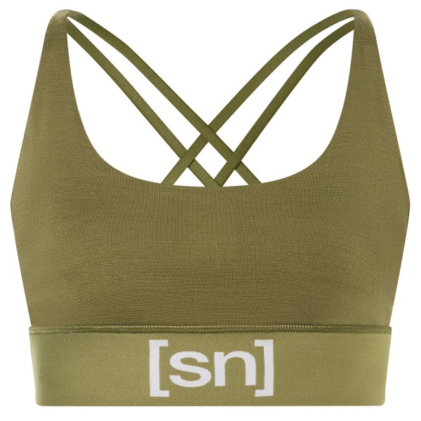 super.natural - Women's Super Top - Sport-BH Gr 36 - S oliv von super.natural