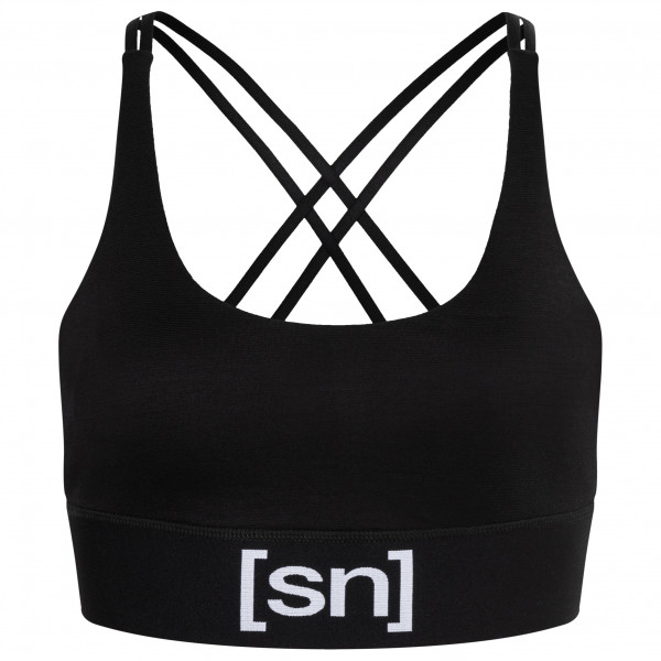 super.natural - Women's Super Top - Sport-BH Gr 42 - XL schwarz von super.natural