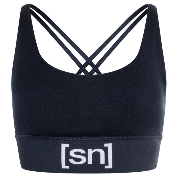 super.natural - Women's Super Top - Sport-BH Gr L blau von super.natural