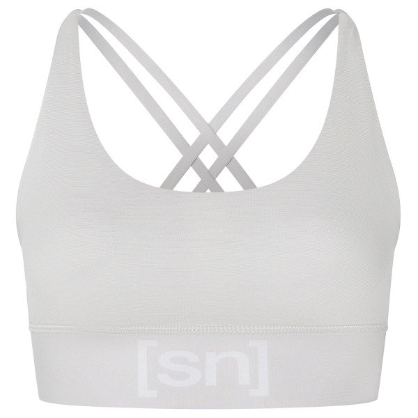 super.natural - Women's Super Top - Sport-BH Gr L grau von super.natural