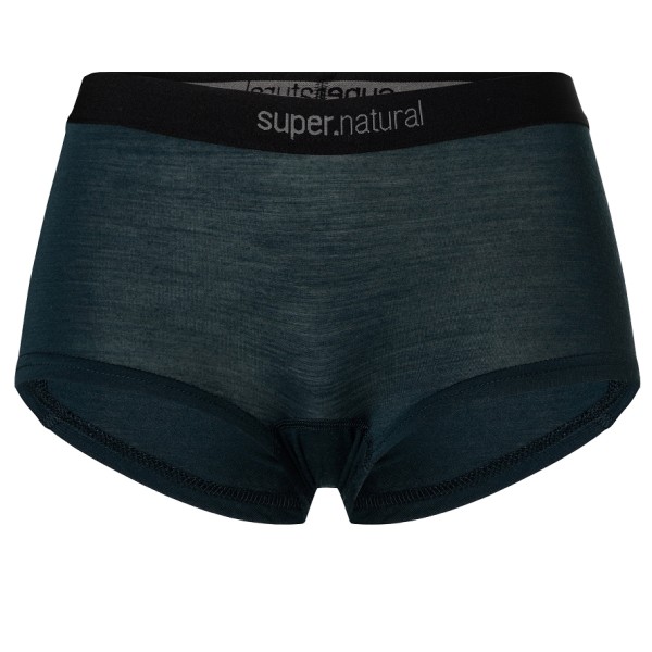 super.natural - Women's Tundra 175 Boyfriend Hipster - Unterhose Gr 36 - S schwarz/blau von super.natural