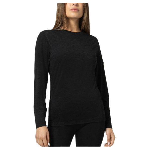 super.natural - Women's Tundra 175 L/S - Longsleeve Gr 34 - XS schwarz von super.natural