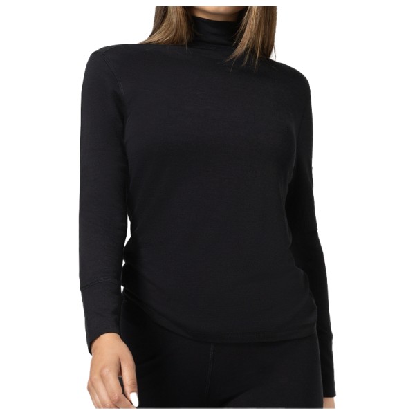 super.natural - Women's Tundra 175 Turtleneck - Longsleeve Gr 38 - M schwarz von super.natural