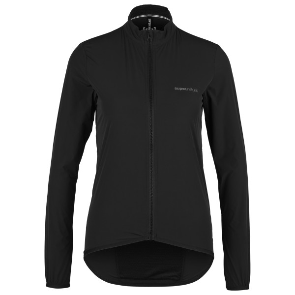 super.natural - Women's Unstoppable Windbreaker - Velojacke Gr L;S;XS schwarz von super.natural