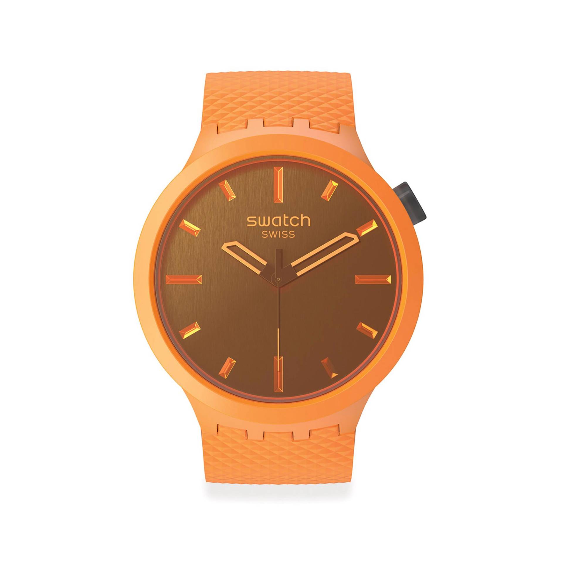 Analoguhr Herren Orange 47mm von swatch