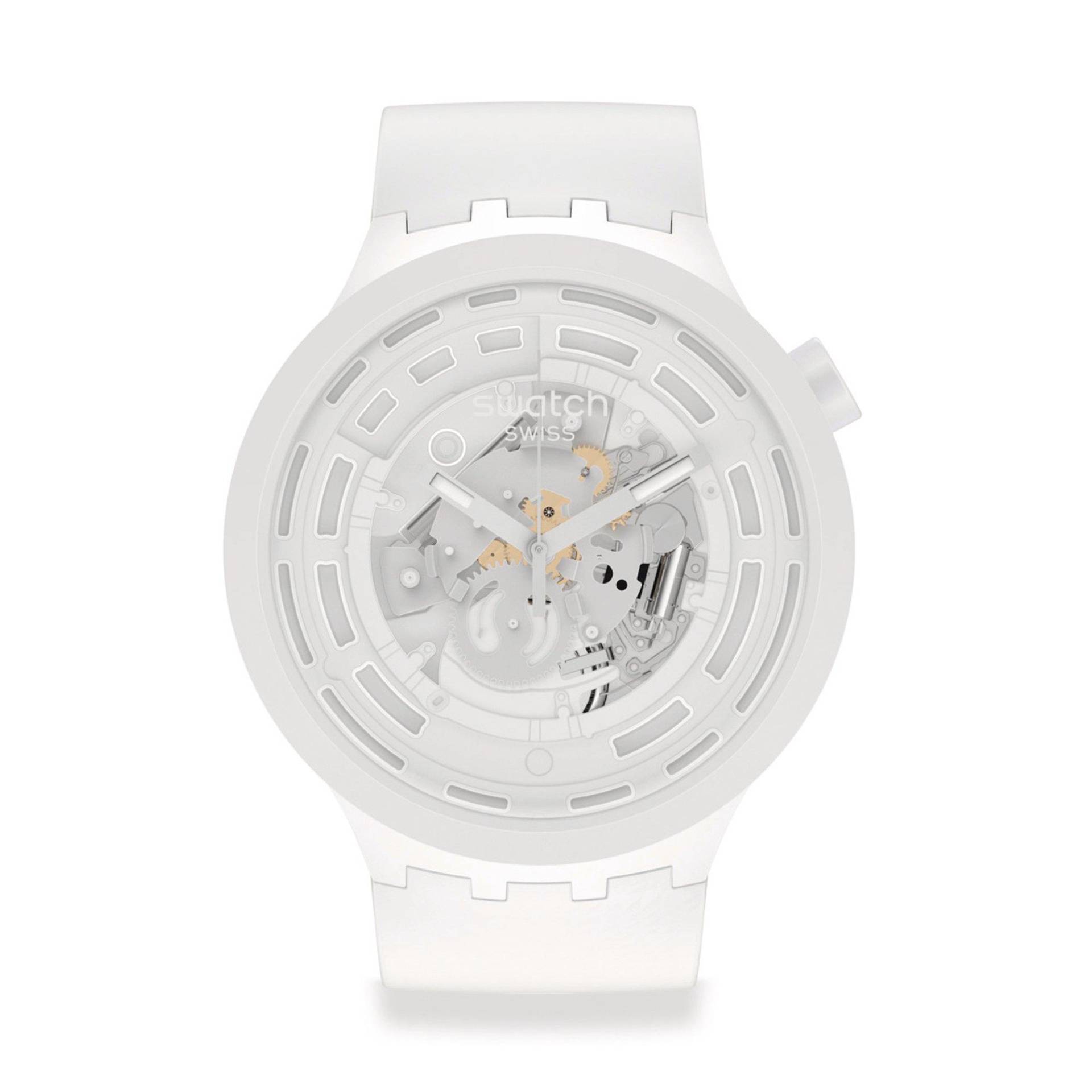 Analoguhr Herren Weiss 47mm von swatch