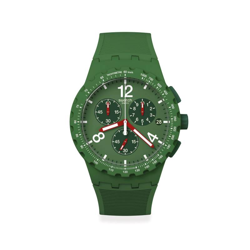 Chronograph Uhr Herren Grün 42mm von swatch