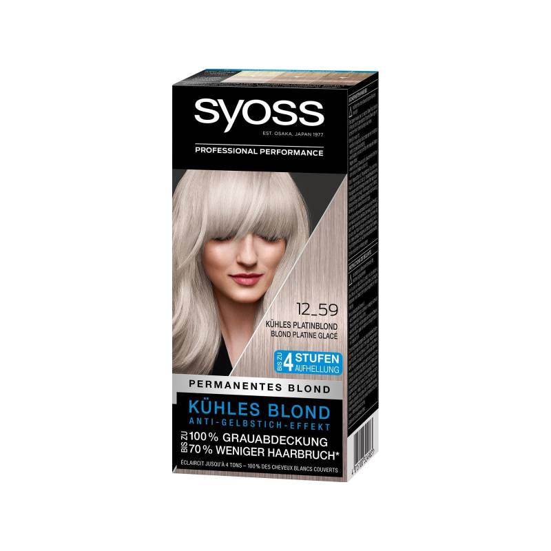 Baseline Permanente Coloration Damen - Kühles Platinblond von syoss