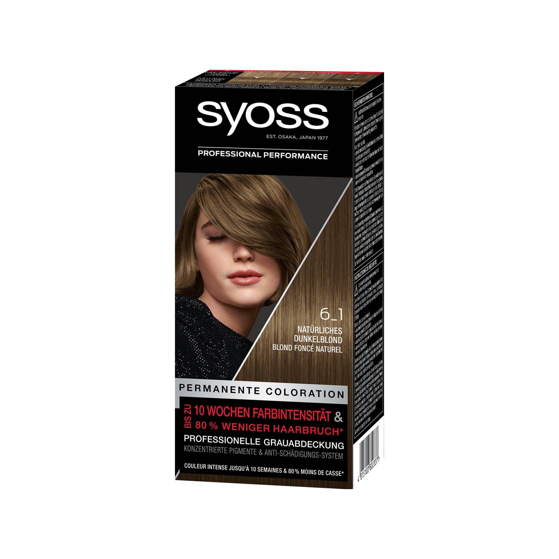 Baseline Permanente Coloration Damen - Natürliches Dunkelblond von syoss