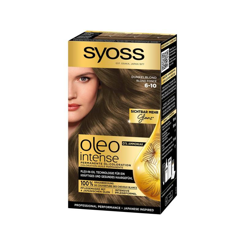 Oleo Intense, Permanente Öl-coloration Damen Dunkelblond - 115ML von syoss