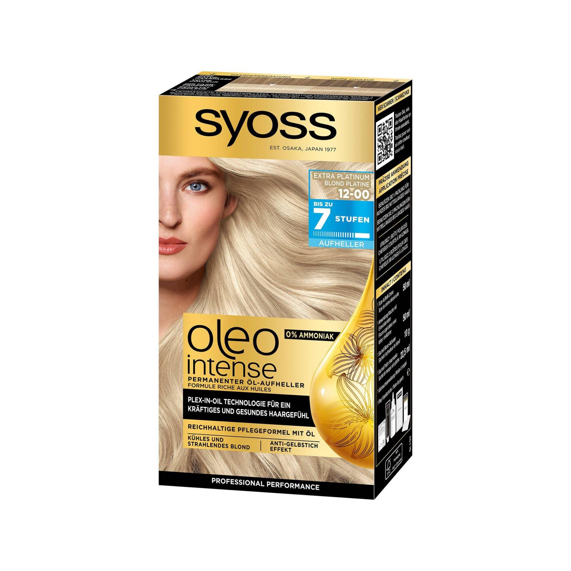 Oleo Intense Color 12-00 Extra Platinum Damen von syoss