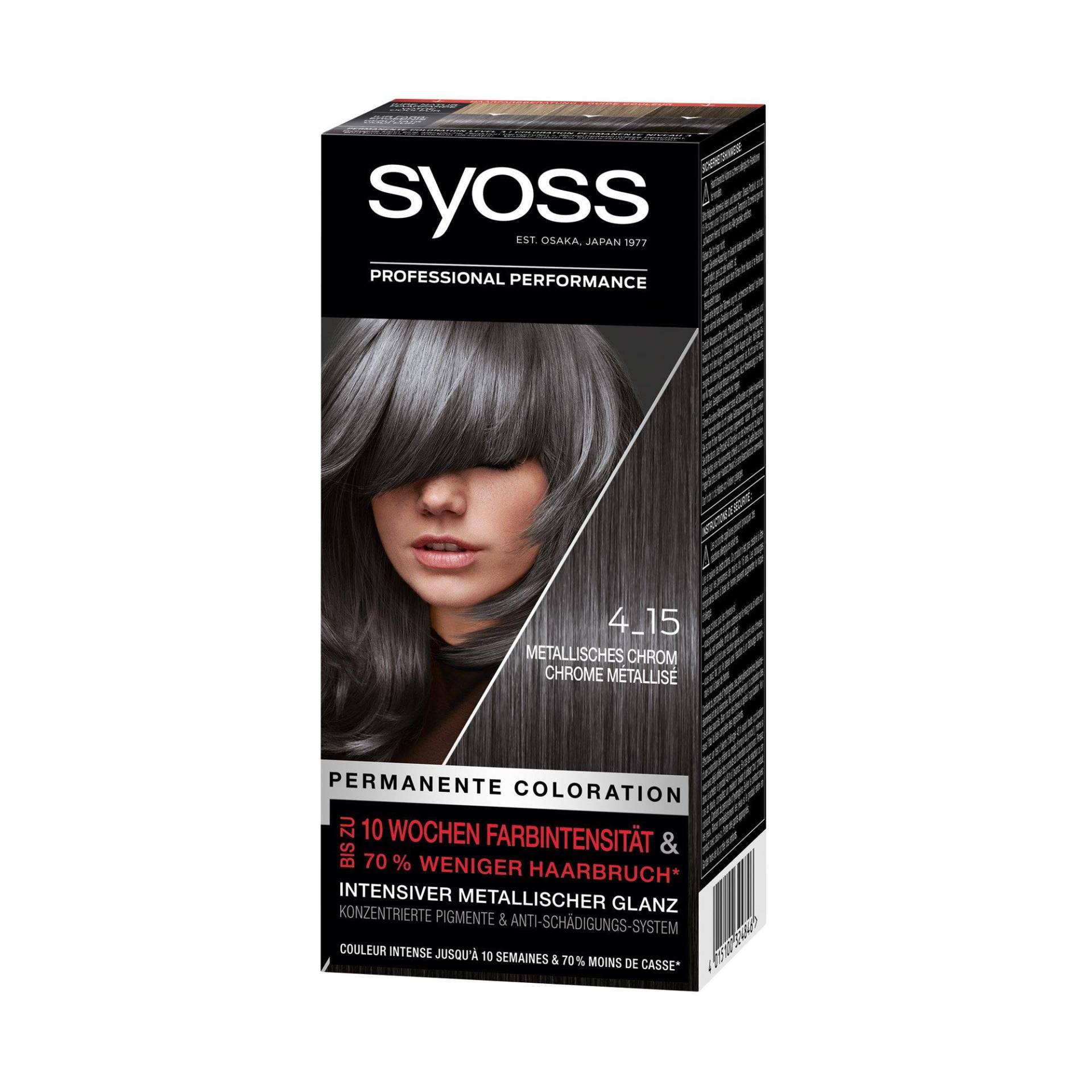 Syoss Baseline 4-15 Metallisches Chrom Damen - Metallisches Chrom 115ML von syoss