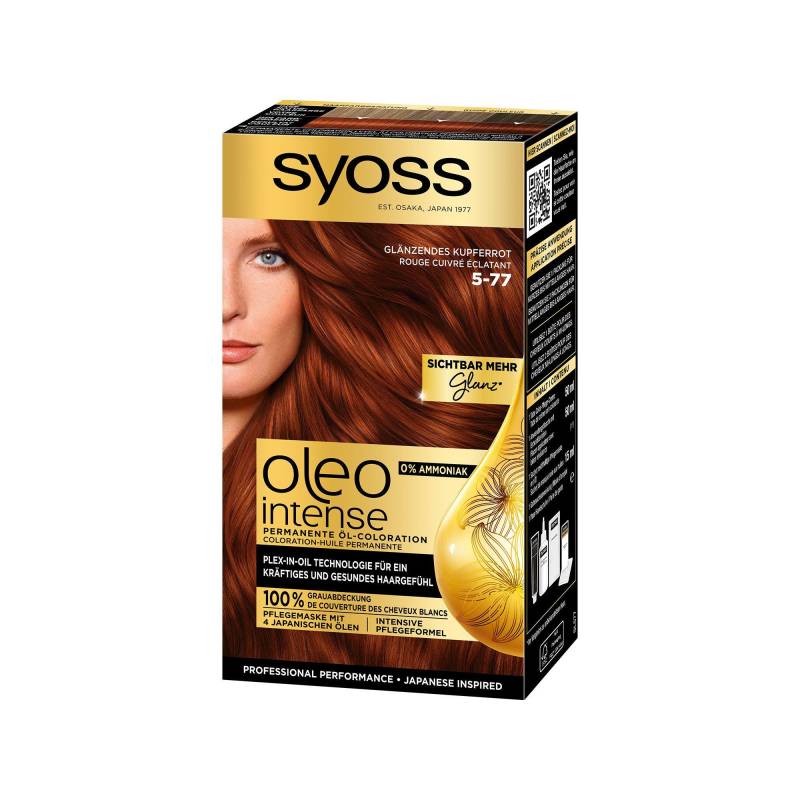 Syoss Oleo Intense Kupferrot Damen von syoss