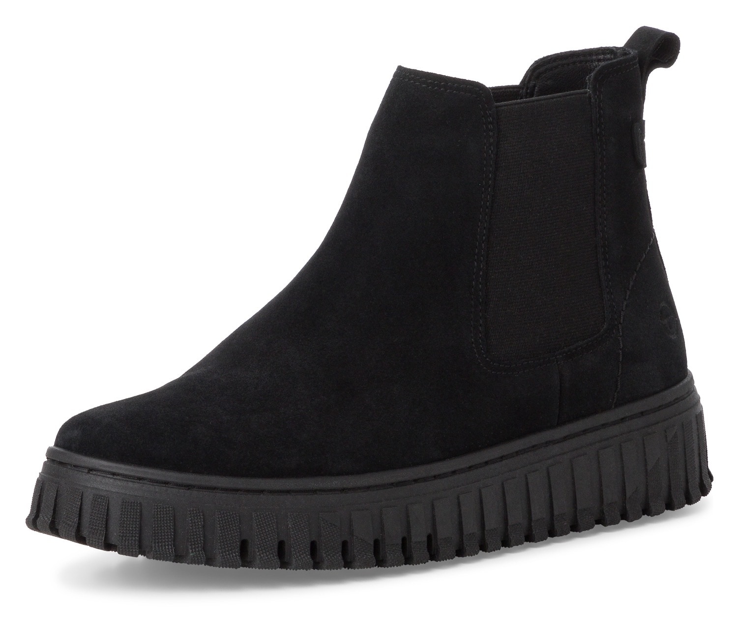 Tamaris Chelseaboots, Plateau, Stiefelette, Boots mit beidseitigem Stretcheinsatz von tamaris