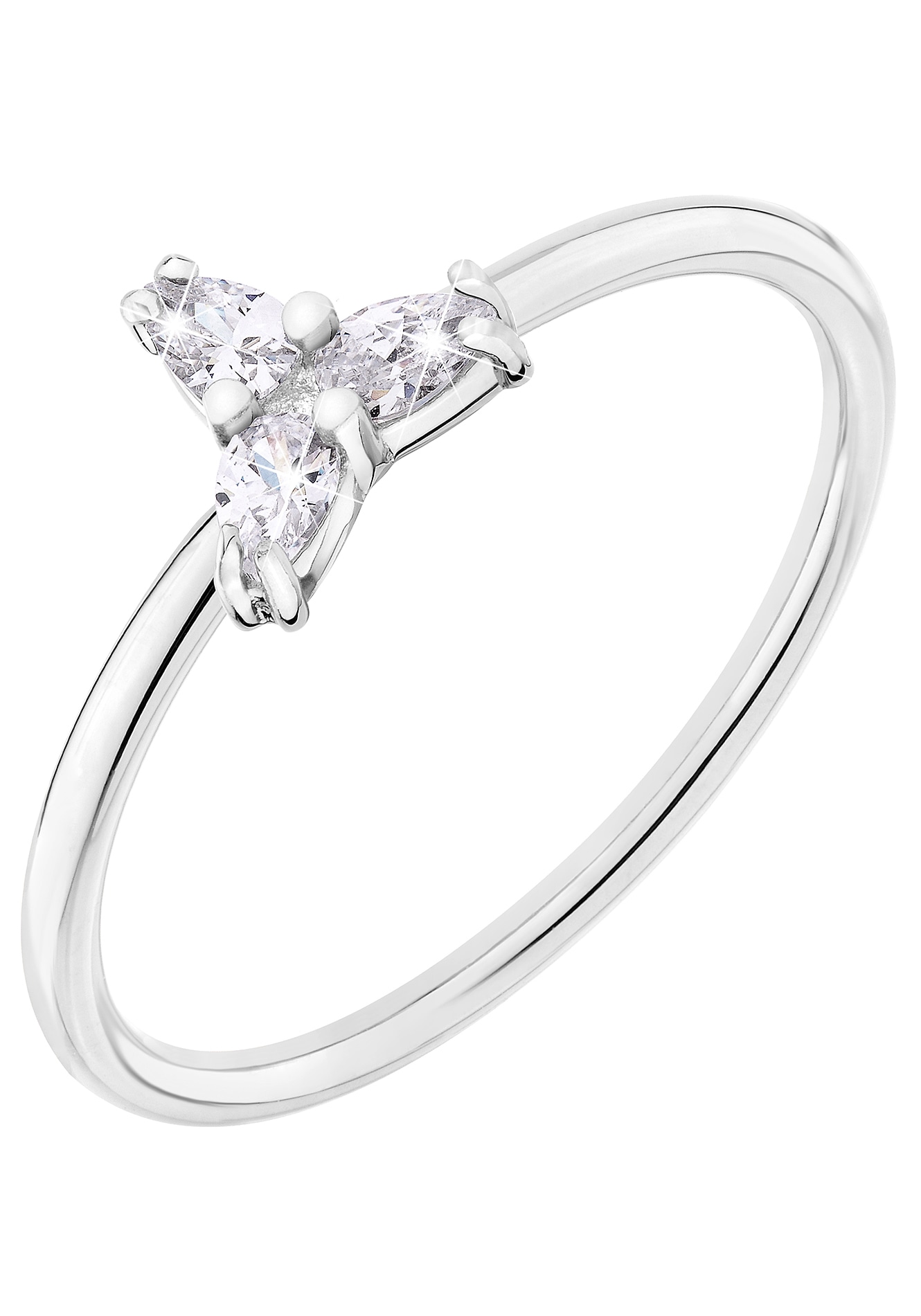 Tamaris Fingerring »Blume, Blüte, TJ-0250-R-52,54,56, TJ-0251-R-52,54,56«, mit Zirkonia (synth.) von tamaris