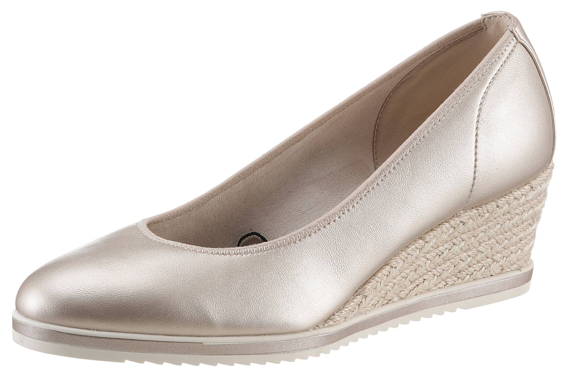 Tamaris Keilpumps, Abendschuh, Keilabsatz, mit jutebezogenem Keilabsatz Tamaris Keilpumps, Abendschuh, Keilabsatz, mit jutebezogenem Keilabsatz von tamaris