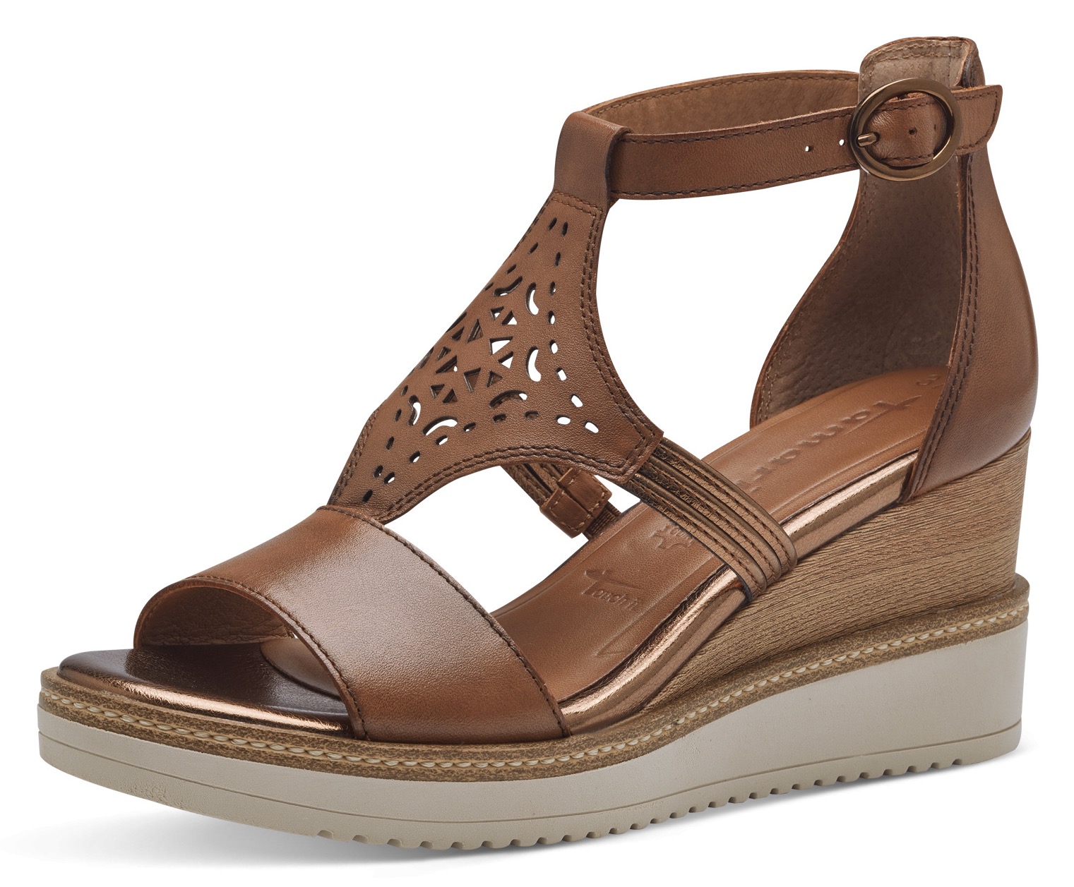 Tamaris Keilsandalette, Sommerschuh, Sandale, Keilabsatz, mit modischen Cut-Outs Tamaris Keilsandalette, Sommerschuh, Sandale, Keilabsatz, mit modischen Cut-Outs von tamaris