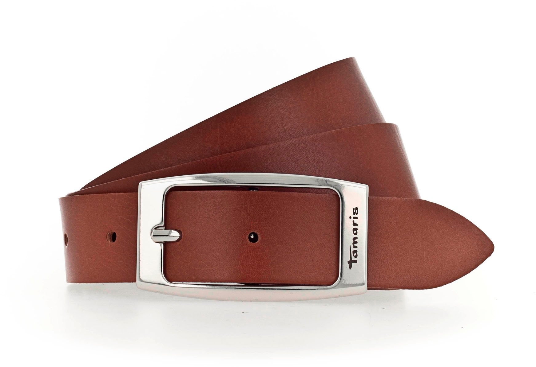 Tamaris Ledergürtel, mit glänzender Schliesse in tollen Basic-Farben Tamaris Ledergürtel, mit glänzender Schliesse in tollen Basic-Farben von tamaris