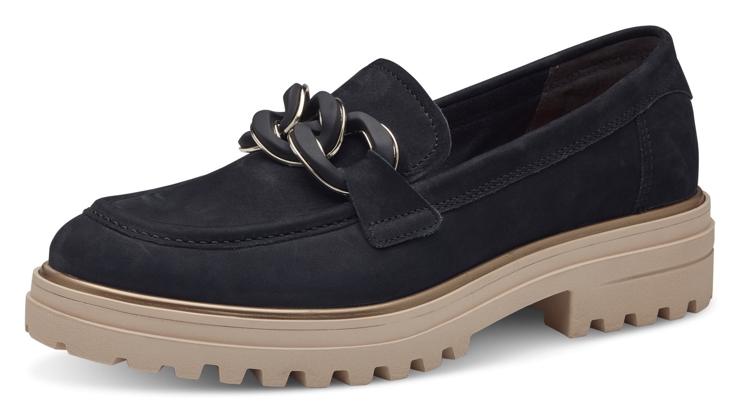 Tamaris Loafer, Chunky Loafer, Plateau Slipper mit heller Profilsohle Tamaris Loafer, Chunky Loafer, Plateau Slipper mit heller Profilsohle von tamaris